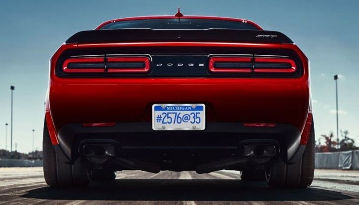 Dodge Challenger SRT Demon 2018: 840CV di pura cattiveria - Foto 9 di 10