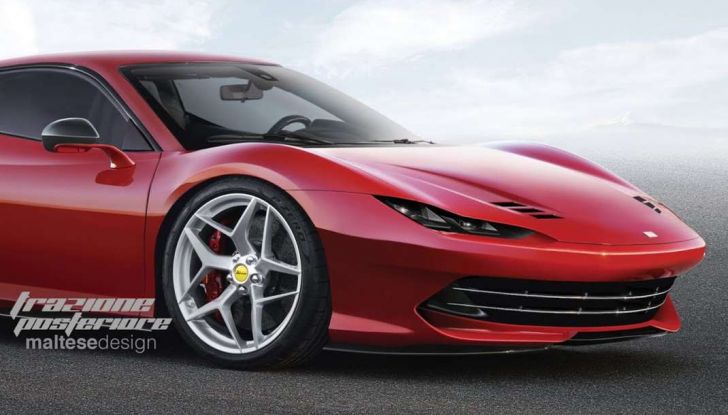 Nuova Ferrari Dino, il rendering di Trazione Posteriore - Foto 3 di 4