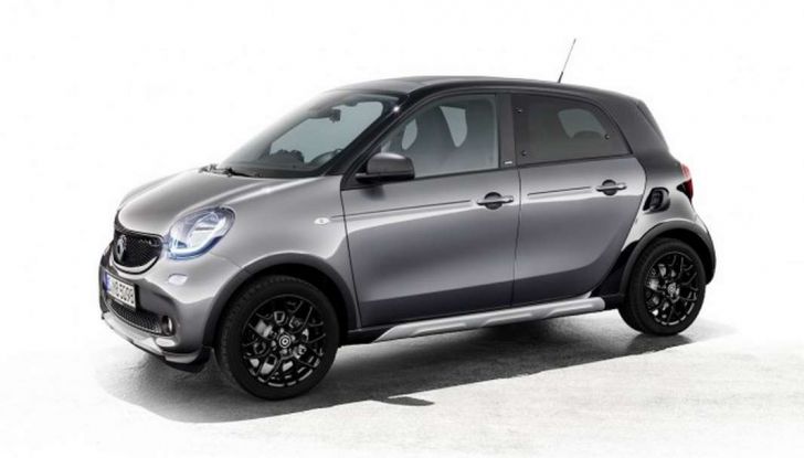 Smart forfour crosstown edition, la 4 posti che si ispira ai SUV - Foto 3 di 7