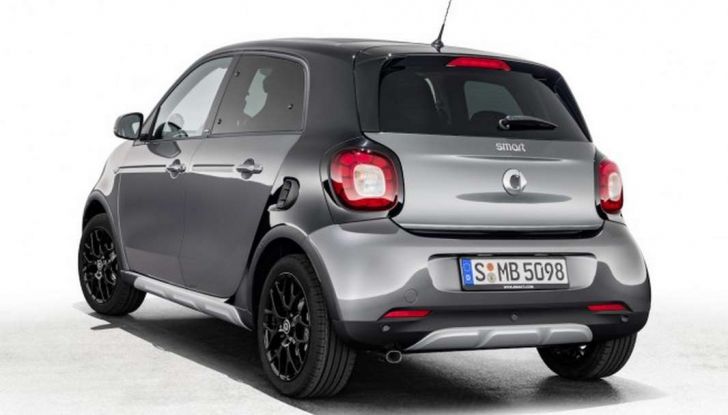 Smart forfour crosstown edition, la 4 posti che si ispira ai SUV - Foto 2 di 7