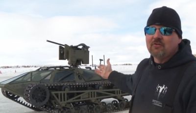 Fast & Furious 8, un carro armato fa drifting sul ghiaccio a 100 km/h
