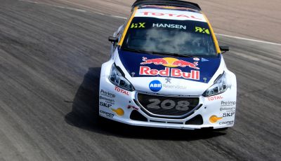 Il Team Peugeot Hansen al secondo posto del campionato del mondo di Rallycross