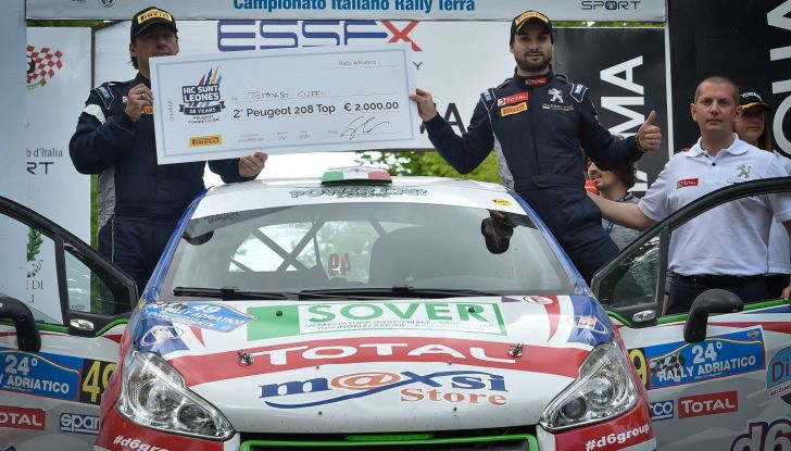 Damiano De Tommaso si impone al Rally Adriatico nel Trofeo Peugeot Comptetition TOP 208 - Foto 3 di 7