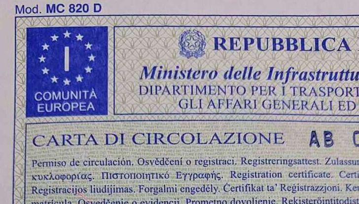 Carta unica di circolazione, via libera del Consiglio dei ministri - Foto 5 di 7