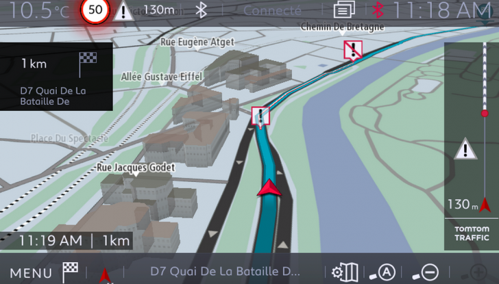 Citroën Connect Nav con riconoscimento vocale - Foto 7 di 13