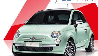 Fiat 500 in affitto con canoni da 199 per 1.2 POP a 276 euro per 500 Riva con Fiat Be Free