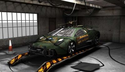 Lamborghini Reventon con modifiche anti invasione zombie