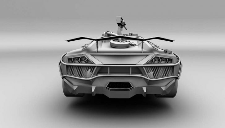 Lamborghini Reventon con modifiche anti invasione zombie - Foto 8 di 8