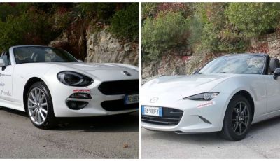 Fiat 124 Spider vs Mazda MX-5 a rate preferiamo la scoperta italiana