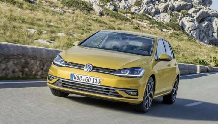 Volkswagen Golf 7 Yellow