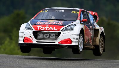 La 208 WRX di Loeb nuovamente sul podio nel Rallycross