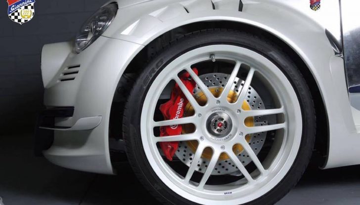 Giannini 350 GP Anniversario, la Fiat 500 da 350 CV - Foto 8 di 11
