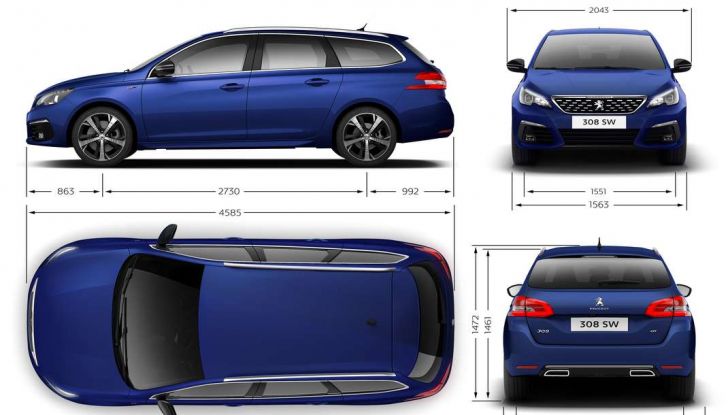Nuova Peugeot 308: motorizzazioni e allestimenti - Foto 12 di 12