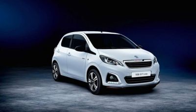 Peugeot 108 GT Line, allestimento sportivo per la citycar francese