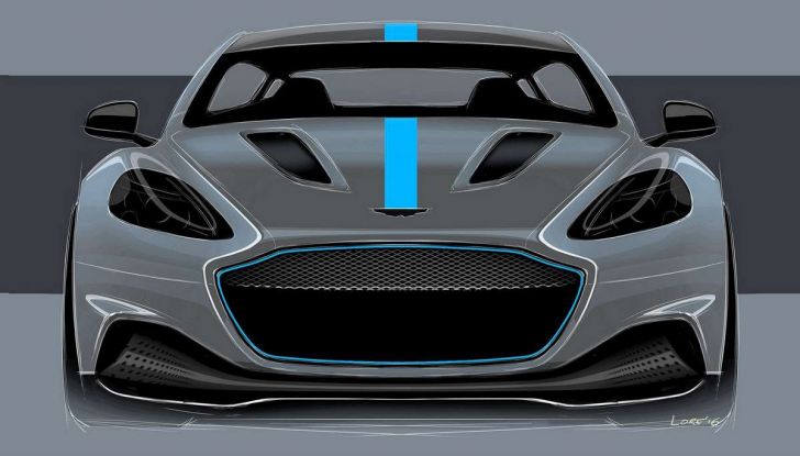 Aston Martin RapidE, la sportiva elettrica arriva nel 2019 - Foto 2 di 3