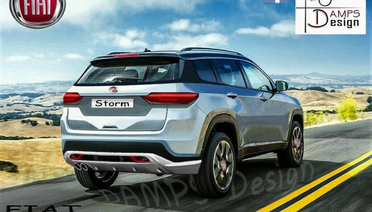 Fiat Storm, il rendering: Crossover su base Renegade per il marchio torinese - Foto 2 di 3
