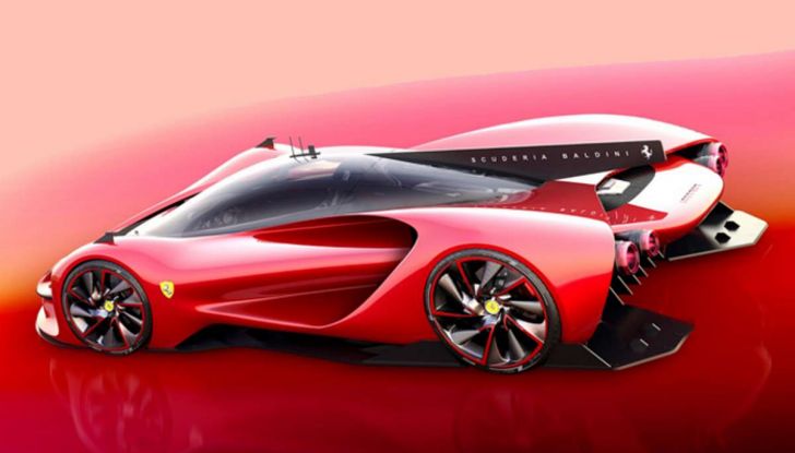 Ipotesi P3 Scuderia Baldini, hypercar Ferrari del futuro - Foto 2 di 5