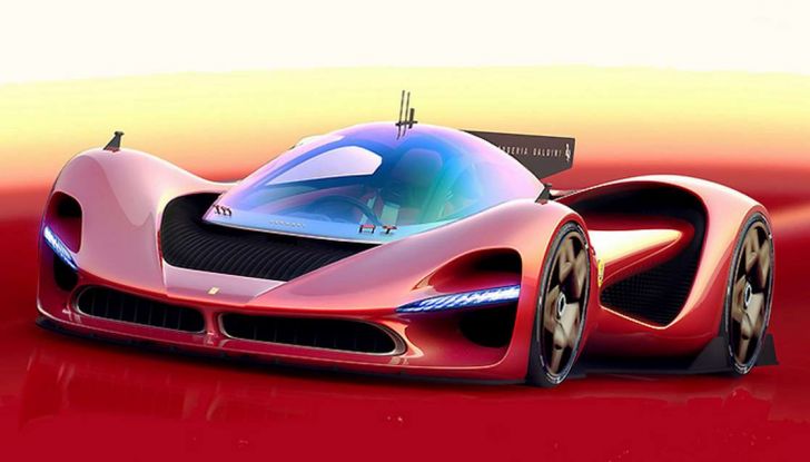 Ipotesi P3 Scuderia Baldini, hypercar Ferrari del futuro - Foto 3 di 5