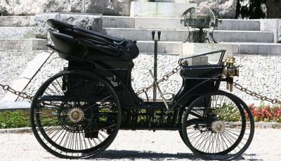 La prima auto in Italia, la Peugeot Tipo 3 telaio 25, rimessa in moto a Vicenza