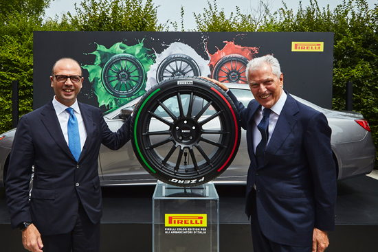 Pirelli colora i pneumatici degli ambasciatori italiani - Foto 2 di 5