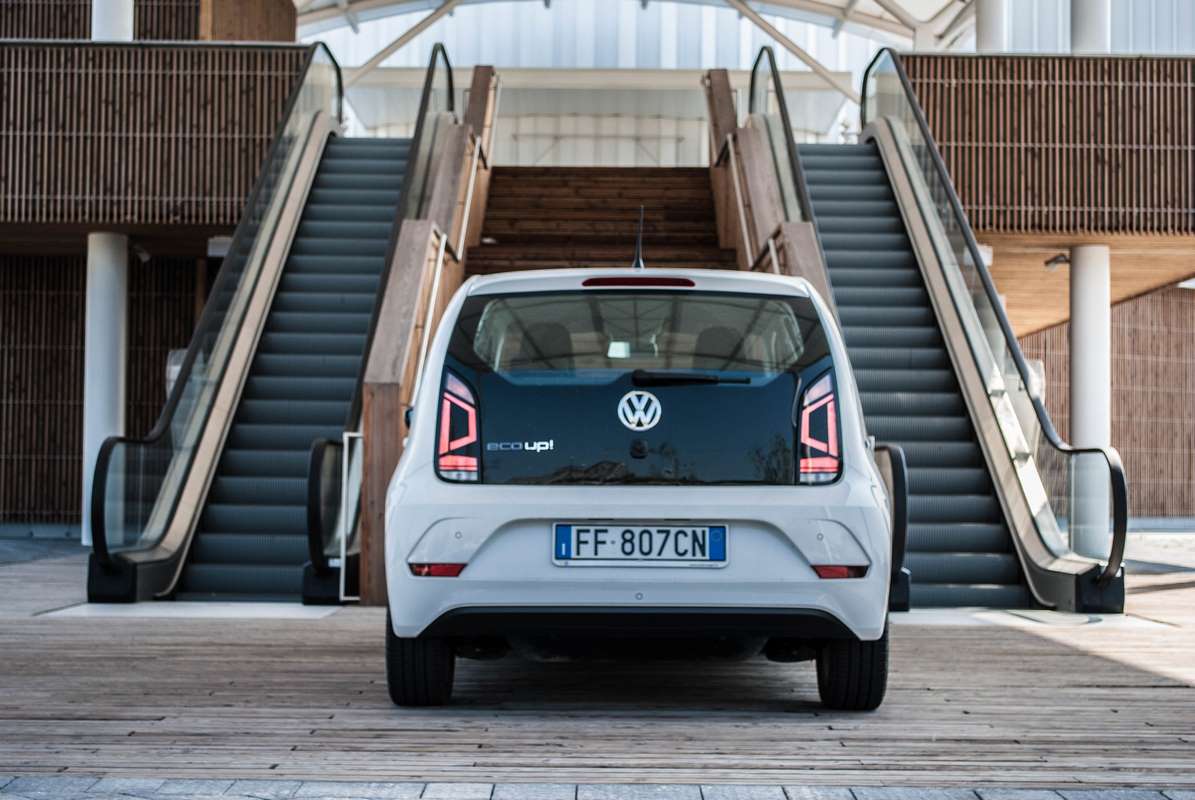 Volkswagen eco up!, vista posteriore