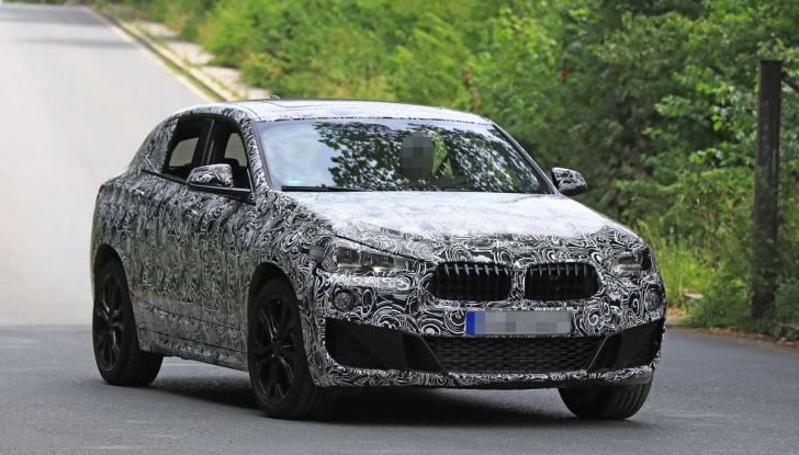 BMW X2 2018, le prime foto spia del SUV coupé - Foto 6 di 14