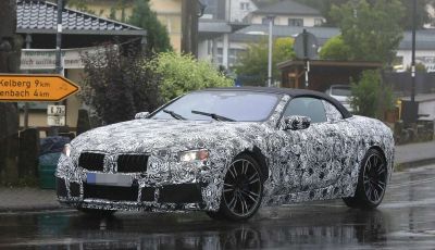 BMW M8 Cabrio dettagli tecnici e prime immagini