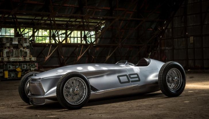 Infiniti Prototype 9 a Pebble Beach 2017, ritorno alle corse anni Quaranta - Foto 5 di 8