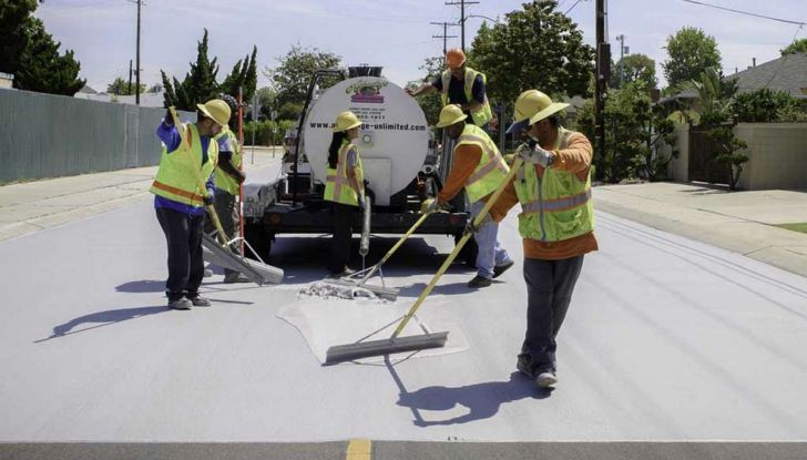 Strade bianche per ridurre il calore e risparmiare energia - Foto 1 di 7