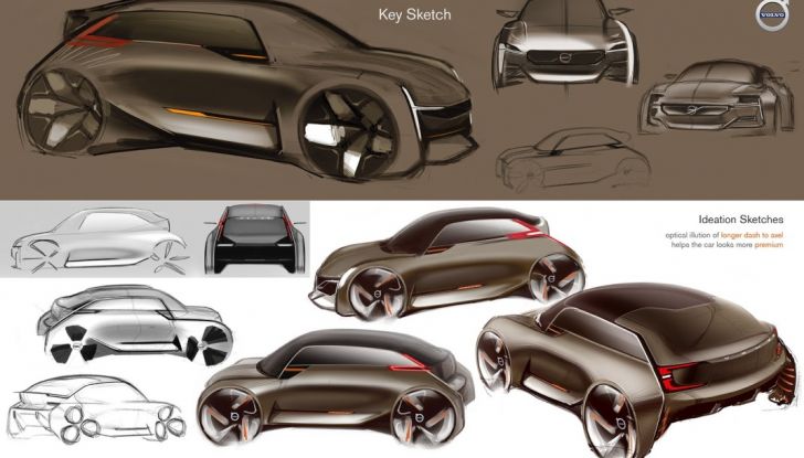 La Volvo elettrica in formato citycar per il 2019 - Foto 6 di 10