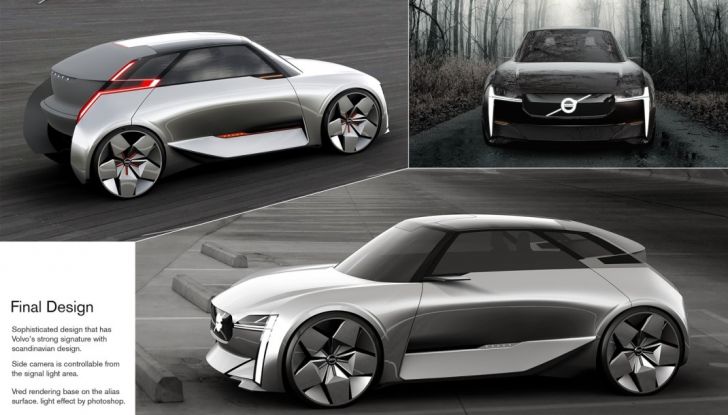 La Volvo elettrica in formato citycar per il 2019 - Foto 3 di 10