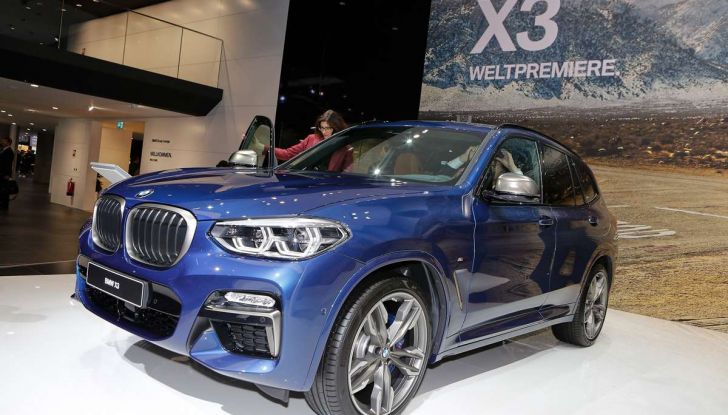 Nuova BMW X3 2017: nuovi motori e linee più decise - Foto 2 di 22