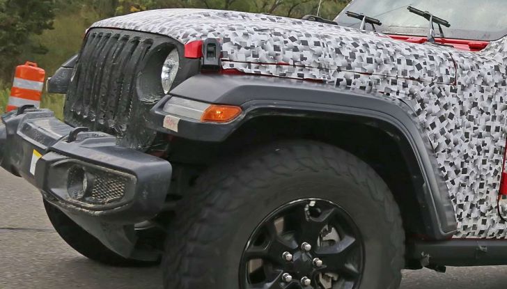 Jeep Wrangler MY2018, prime immagini spia - Foto 5 di 22