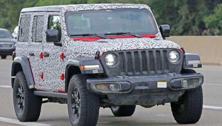 Jeep Wrangler MY2018, prime immagini spia - Foto 14 di 22
