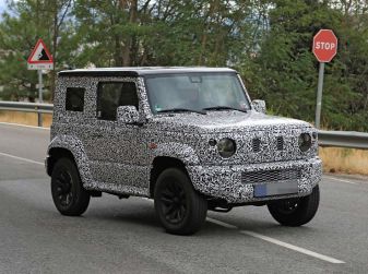 Suzuki Jimny 2018 prime foto spia della nuova generazione