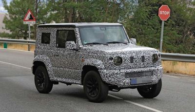 Suzuki Jimny 2018 prime foto spia della nuova generazione