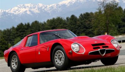 Alfa Romeo 33 Spider e Giulia TZ2 allo Zoute Grand Prix 2017