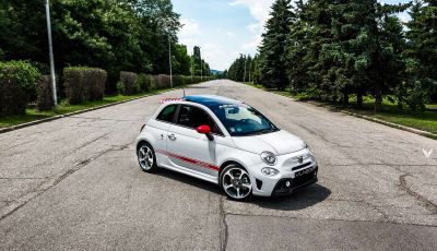 Fiat 500 Abarth 595 by Vilner, la piccola sportiva omaggia il tricolore