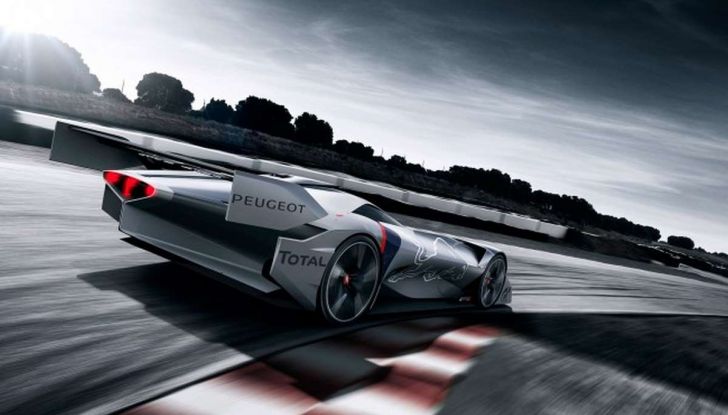 Peugeot L750 R HYbrid Vision, la concept per Gran Turismo Sport - Foto 2 di 12