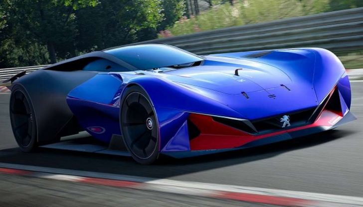 Peugeot L750 R HYbrid Vision, la concept per Gran Turismo Sport - Foto 7 di 12