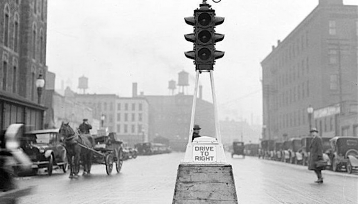 Il traffico com'era 100 anni fa