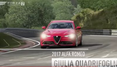 Alfa Romeo Giulia QV protagonista di Forza Motorsport 7