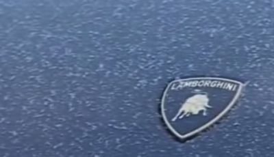 Lamborghini Gallardo sulla neve in video