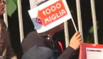 Mercedes-Benz alla partenza della Mille Miglia 2014