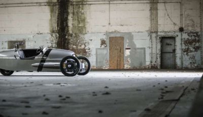 Morgan EV3, l’evoluzione della celebre 3-Wheleer avrà tre ruote e una batteria