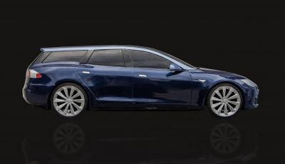 La prima Tesla Model S Station Wagon è dedicata a un barbone