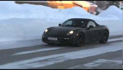 Porsche Boxster video spia della rivale di Mercedes SLK e BMW Z4