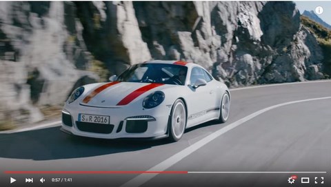 Nuova Porsche 911 R