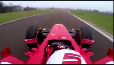 Un giro con la F1 di Vettel a Fiorano