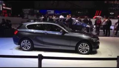 Nuova Bmw Serie 1 live dal Salone di Ginevra 2015
